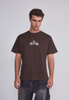 Polera Hombre Sol Cafe Sioux